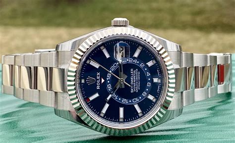 rolex skydweller blue dial price